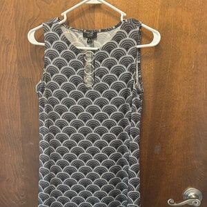 MSK Oetite Snall Black and White dress